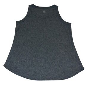 Urban Diction Tank Top Womens XL Charcoal Gray Heather Sleeveless Crew Neck 0056